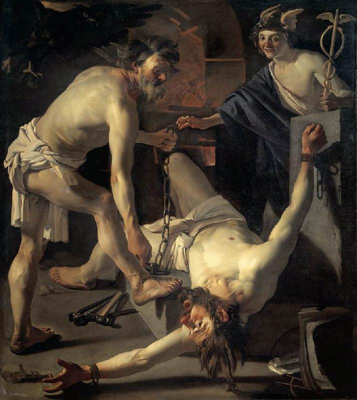 Prometheus Being Chained by Vulcan, BABUREN, Dirck van